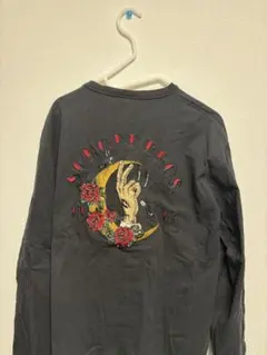 Schott N.Y.C. 刺繍 長袖カットソー ブラックのサムネイル
