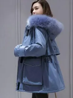 人気 ロングコート ジャケット 通気性 保温性 軽量 レディース 中綿 冬服e