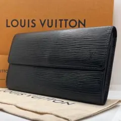 LOUIS VUITTON✨ エピ ポルトフォイユ・サラ 長財布 黒 ノワール