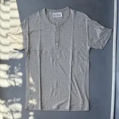 ボーダーヘンリーネックT Maison Margiela ここのえ期 ボーダーT