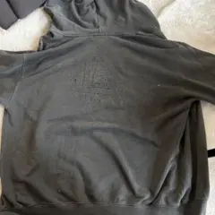 X-LARGEグレー ジップアップパーカー