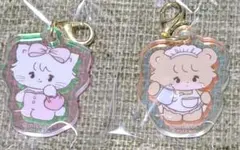 mikko ポップアップ ガチャガチャ アクリルミニチャーム ムース　ラテ