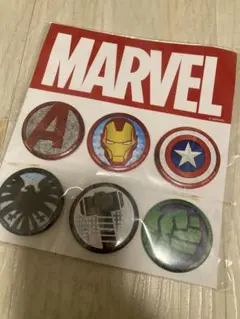 MARVEL JUNRED 缶バッジ