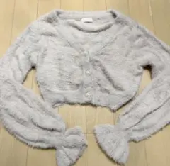 AnMILL アンミール シャギービジューカーディガンのサムネイル