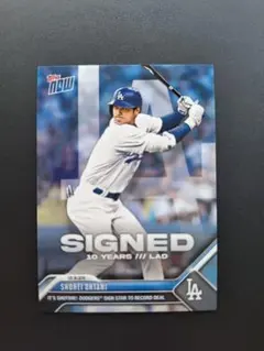 大谷翔平 topps now ドジャース OS‐21 カード 1枚
