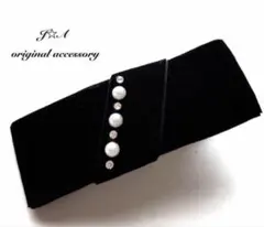 ベルベットリボン☆クリップ