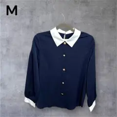 TT.studio 襟付き長袖シャツ シンプル エレガント フォーマル 春 秋