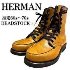 推定60s〜70s HERMAN ハーマン USA製 モックトゥブーツ 7½EE 推定60s〜70s HERMAN ハーマン USA製 モックトゥブーツ 7½EE - メルカリ
