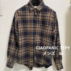 チャオパニックティピー　メンズ　チェックシャツ