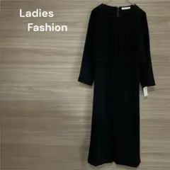 Ladies Fashion 【S〜M】ブラック ワンピース スーツ フォーマル