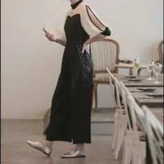 訳あり【タグ付未使用】BONLECILL noir パンツドレス　オールインワン