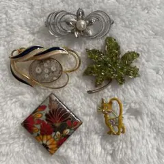 ヴィンテージ風　ブローチ　おまとめ　#72