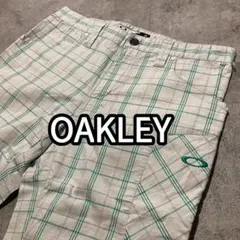 00s OAKLEY Flare check pants y2k teck - メルカリ