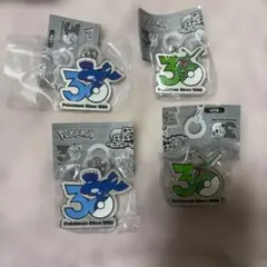 포켓몬 30周年 メタルチャームマスコット 4개 세트 묶음 판매