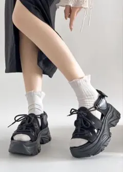 Shoes in Closet 厚底バルキー スニーカーソール スポーツサンダル