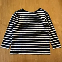 【2way】ルミノア マドモアゼル 20黒白 ボーダー バスクシャツ 0サイズ