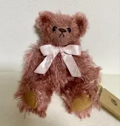 人気作家様ハンドメイド◾️小さなくまのぬいぐるみ◾️ブラウン◾️テディベア ミニチュア 作家様 アーティストテディベア モヘア ぬいぐるみ ハンドメイド