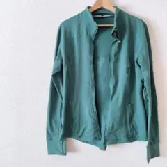 一点もの⭐️緑色 フルジップ ジャージジャケット 長袖