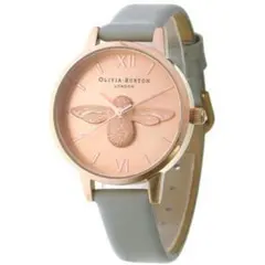 新品】Olivia Burton 3D BEE ピンクゴールド×ライトグレー - メルカリ