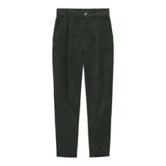 美品　GU ライトコーデュロイタックテーパードパンツ