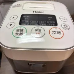 【美品】Haier 炊飯器　３合炊きのサムネイル