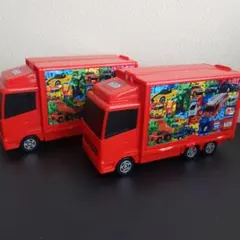 TOMICA 赤いトラック 2台セット