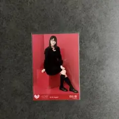 ＝LOVE イコラブ　生写真　赤背景2 野口衣織　佐々木舞香 LOVE イコラブ 生写真 赤背景2 佐々木舞香 髙松瞳 野口衣織 ヒキ