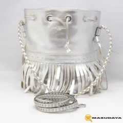 美品】J&M DAVIDSON ヌーベ バケット ミニ スタッズ シルバー - メルカリ