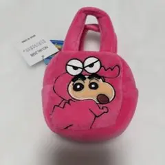 クレヨンしんちゃん ぬいぐるみポーチ ピンク