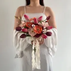 クラッチブーケ ♡ アーティフィシャルフラワー ウェディング ブーケ