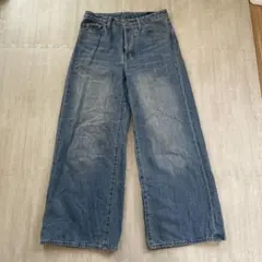 KBF ワイドデニムパンツ ブルーのサムネイル