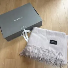 ［人気］100%カシミヤマフラー　arcadiarca グレージュ　ストール