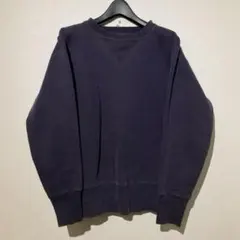 【mccoy】 両Ｖ　スウェット　茄子紺　vintage