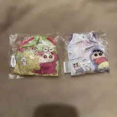 クレヨンしんちゃん　巾着付タオル