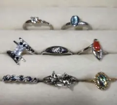 ご*ろ様 11〜16号 ビンテージリング8点まとめ売り