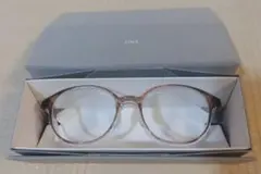 ★JINS メガネ ブラウンデミ 花粉カット 度なし★