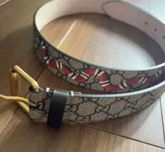 Gucci GGパターン レザーベルト
