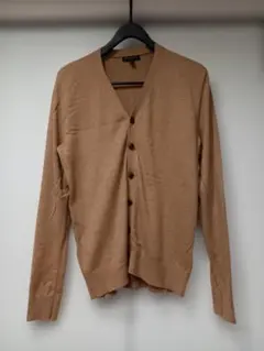 ✤BANANA REPUBLIC メンズM キャメル・ベージュ系 カーディガン