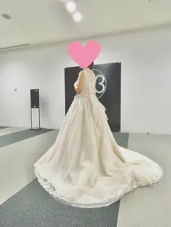 アイボリー Aライン ウェディングドレス