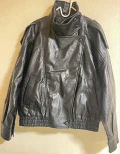 ZARA フェイクレザージャケット　Mのサムネイル