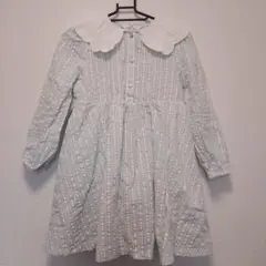 H&M　ストライプ　ワンピース　130