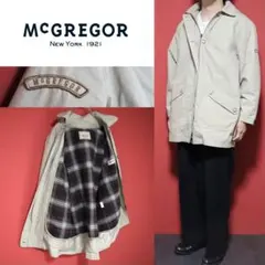 【美品】McGREGOR 90s 裏地チェック ライナー付き 中綿 ジャケット