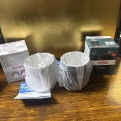 【新品未使用TERMOSサーモス真空断熱カップ 360ml JDH-360 2種