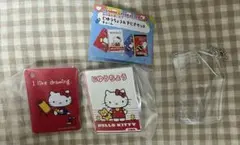 サンリオキャラクターズ じゆうちょう＆下じきセットチャーム ハローキティ