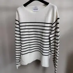 OPAQUE.CLIP ボーダー長袖トップス