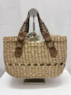 極美品★ アニエスベー ボヤージュ カゴバッグ トートバッグ