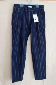 新品タグ付き フレンチリネン パンツ 綿麻 BACK NUMBERのサムネイル