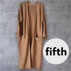 fifth フィフス ロングニットガウン　ロングニットカーディガン