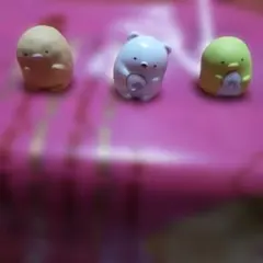 かわいいキャラクター フィギュアセット、すみっこぐらし