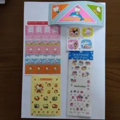 サンリオ　シール（使いかけ含む）5枚 セット